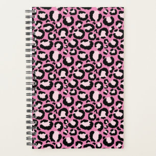 Agenda Impressão Leopardo Rosa