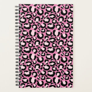 Agenda Impressão Leopardo Rosa