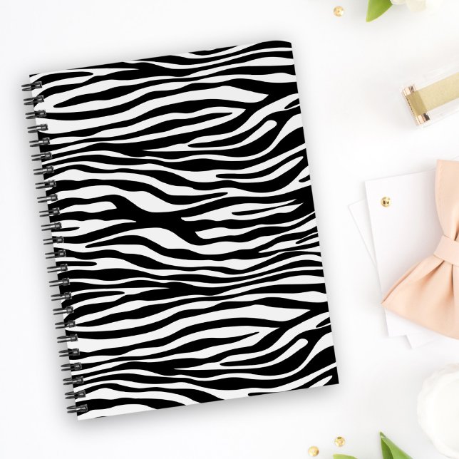 Agenda Impressão Zebra, Banhas Zebra, Preto E Branco (Criador carregado)