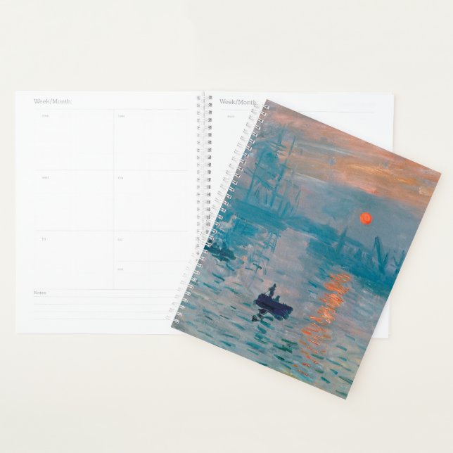 Agenda Impression Sunrise Claude Monet  (Exibição)