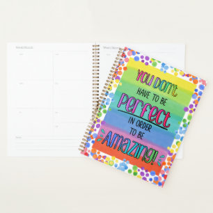 Agenda Incrível arco-íris Inspiracional