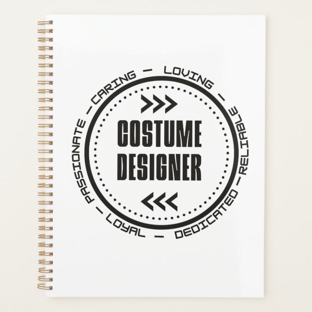 Agenda Incrível Costume Designer (Frente)