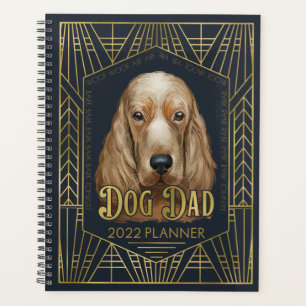 Agenda Inglês Cocker Spaniel Working Dog Pai Engraçado 