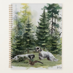 Agenda Inglês setter , Woodcock Hunting , Art