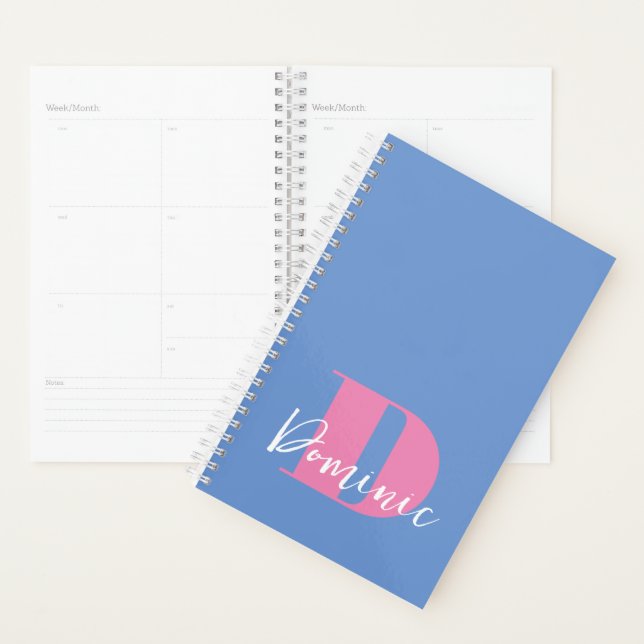 Agenda Inicial + Nome Personalizado - Fácil de Personaliz (Exibição)