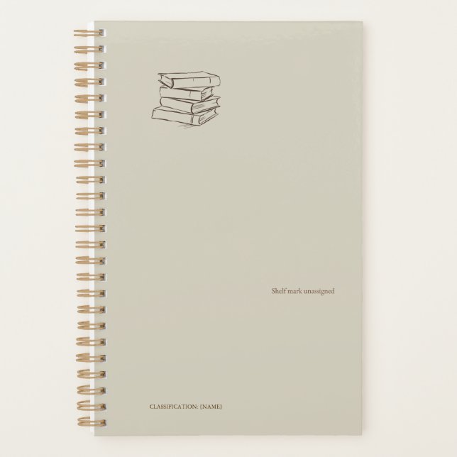 Agenda Ink pot- Forgotten Archive- Minimalist Planner (Frente)