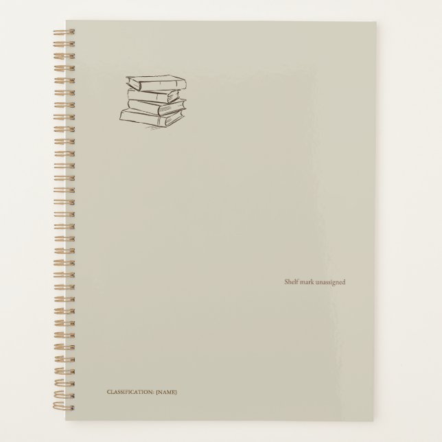 Agenda Ink pot- Forgotten Archive- Minimalist Planner (Frente)