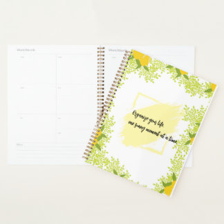 Agenda Inspirado em Citrinos Motivacional 