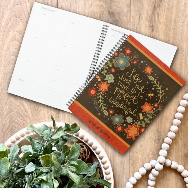 Agenda InspirationalFloral Life Cote Inspirational Inspir (Criador carregado)