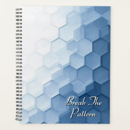 Agenda Interlocking Hexagon Pattern | Subtle Embossed
