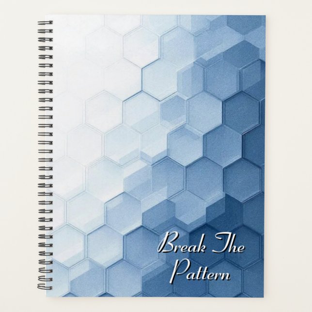 Agenda Interlocking Hexagon Pattern | Subtle Embossed (Frente)