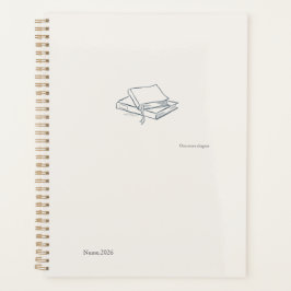 Agenda Introvert Quiet Solitude Planner