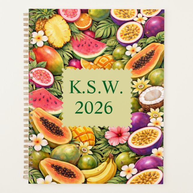 Agenda Island Vibes Planner  (Frente)