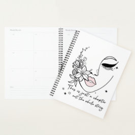 Agenda Isso é Apenas um Capítulo Citação Positiva 