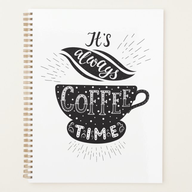 Agenda It Is Always Coffee Time (Frente)