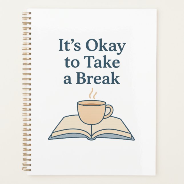 Agenda It’s Okay to Take a Break (Frente)