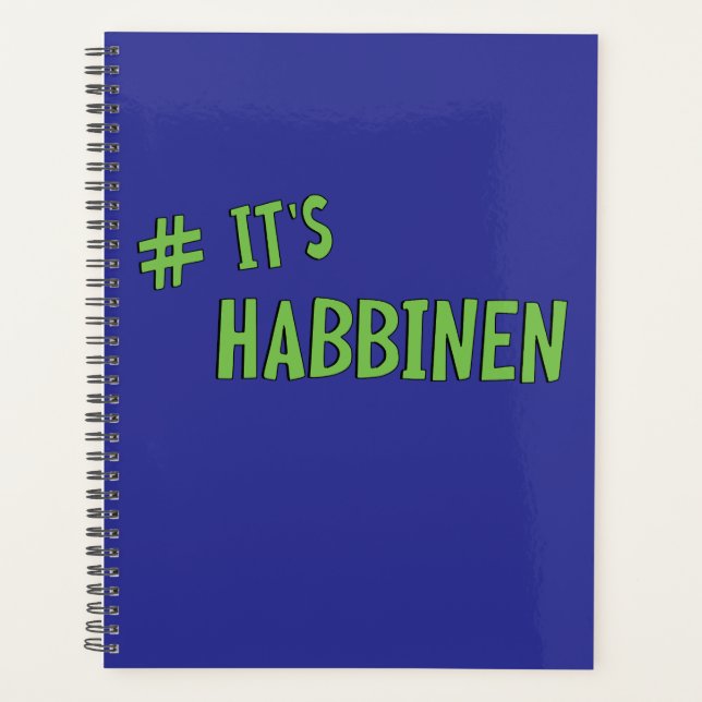 Agenda #It's Habbenin (Frente)