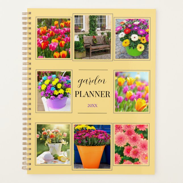 Agenda Jardim Anual de Plantas de Flores de Verão (Frente)