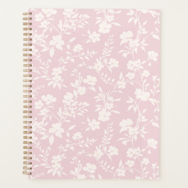 Agenda Jardim Botânico Neutro - Rosa Bege (Frente)