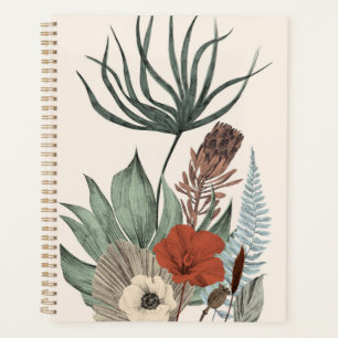 Agenda Jardim Botânico Vintage - Flores Selvagens E Prote