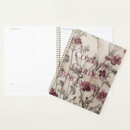 Agenda Jardim Cottagecore Botânico Vintage