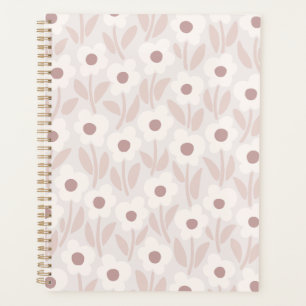 Agenda Jardim de Chalkflower Rosa Romântico Suave