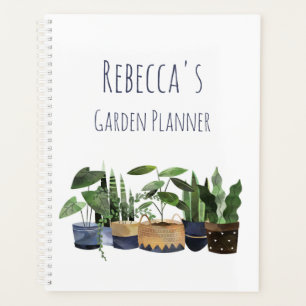 Agenda Jardim de Plantas e Cactos Personalizados em Vasos
