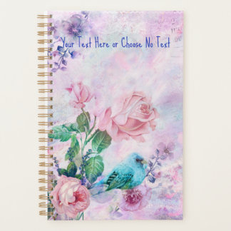 Agenda Jardim de Rosa de Flores de primavera Verão