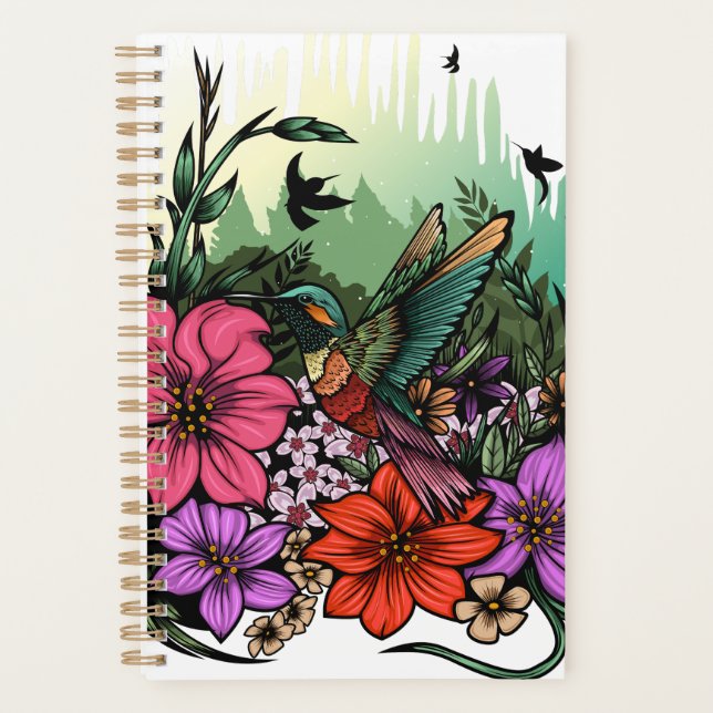 Agenda Jardim do Hummingbird (Frente)