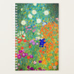 Agenda Jardim Flor Gustav Klimt<br><div class="desc">Planner com a pintura a óleo do Jardim Flor de Gustav Klimt (1906). Um belo jardim de flores roxas,  vermelhas,  brancas,  azuis e laranja. Um presente de excelente para fãs de Arte Nouveau e de Arte Austríaca.</div>