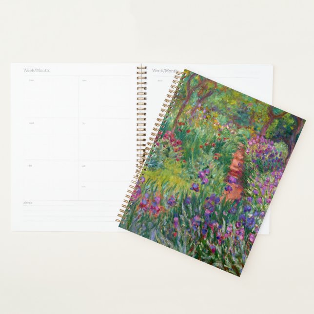 Agenda Jardim Íris Em Giverny Por Claude Monet (Exibição)