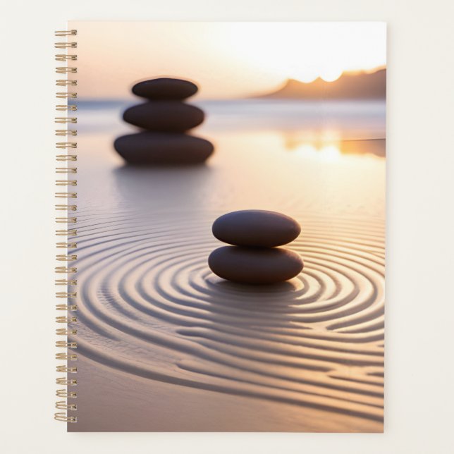 Agenda Jardim Zen Minimal (Frente)