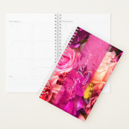 Agenda Jardins Secretos Rosa Fúcsia