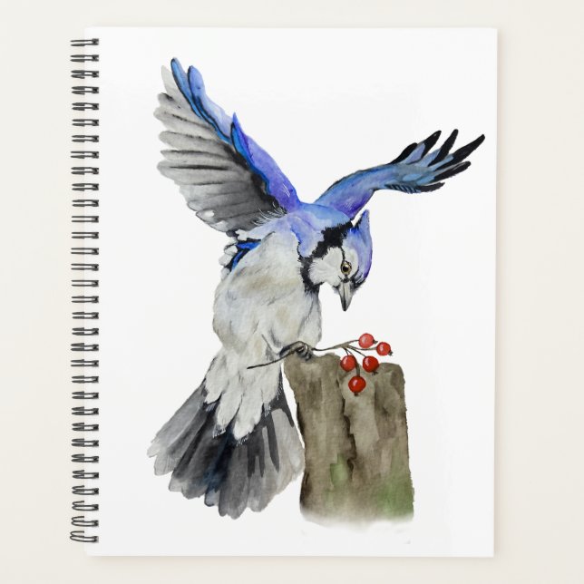 Agenda Jay azul-marinho (Frente)