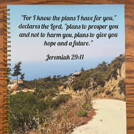 Agenda Jeremiah 29:11 Custom Bible Verse Dirt Road