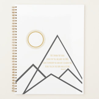 Agenda Jeremiah 29:11 Porque eu sei os planos que tenho p