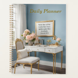 Agenda Jeremiah 30:2 - 8,5" X 11" Cobrir flexível diariam