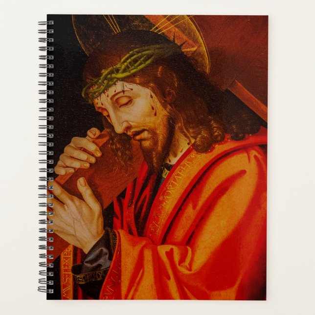 Agenda Jesus carrying the cross notebook (Frente)