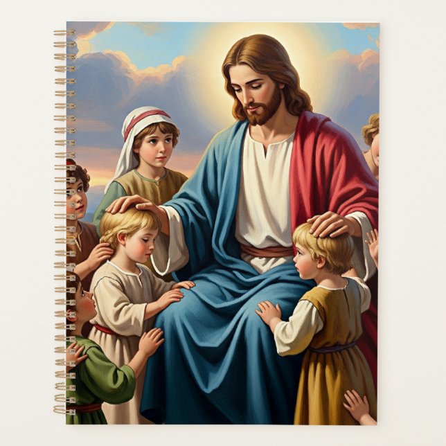 Agenda Jesus Cercado por Crianças (Frente)