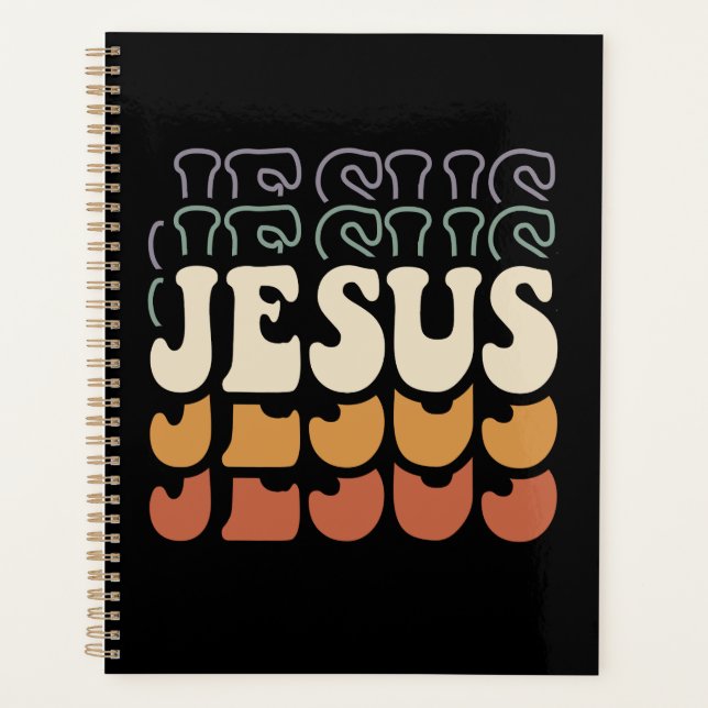 Agenda Jesus - Design cristão inspirador (Frente)
