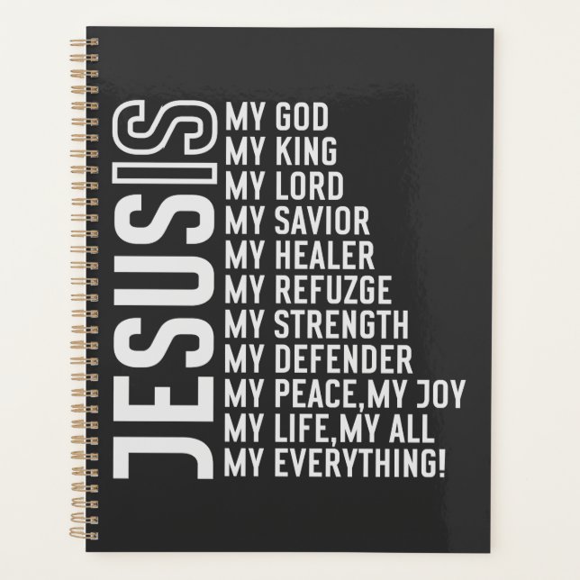 Agenda Jesus É Meu... Tudo (Frente)