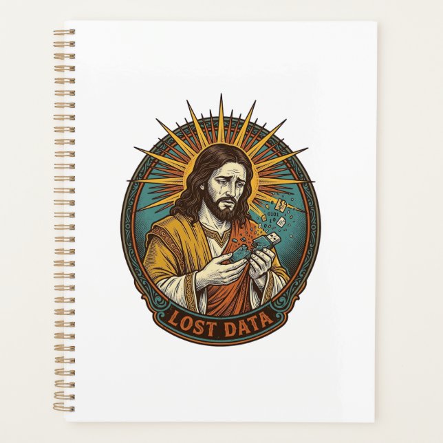 Agenda Jesus Esmagou Pen Drive Perdeu Dados Humor_1 (Frente)