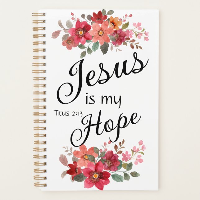 Agenda Jesus is My Hope Planner (Frente)