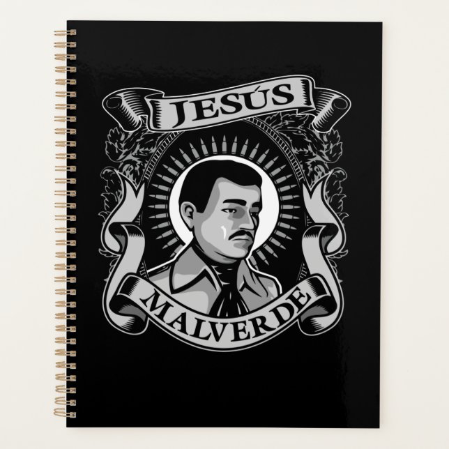 Agenda Jesus Malverde Gift mexicano Herói Jesus Malverde (Frente)
