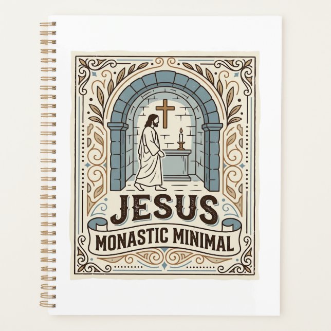 Agenda Jesus Monástico Minimalista Jesus Monástico Minima (Frente)