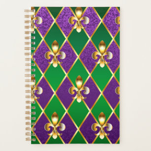 Agenda Jewelry Background Mardi Gras