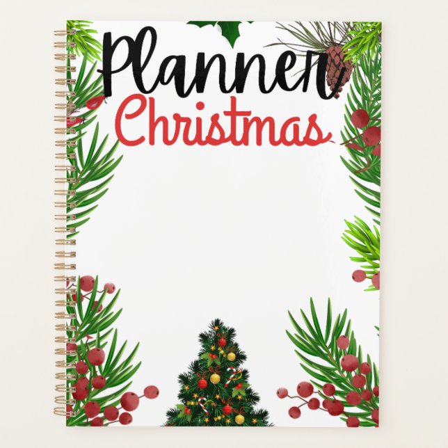 Agenda Jingle Bell Planner, Planner de Natal (Frente)