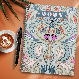 Agenda Joaninhas e Folhas Ilustradas