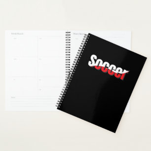 Agenda Jogador de Futebol Abstrato Swish - Arte com Palav