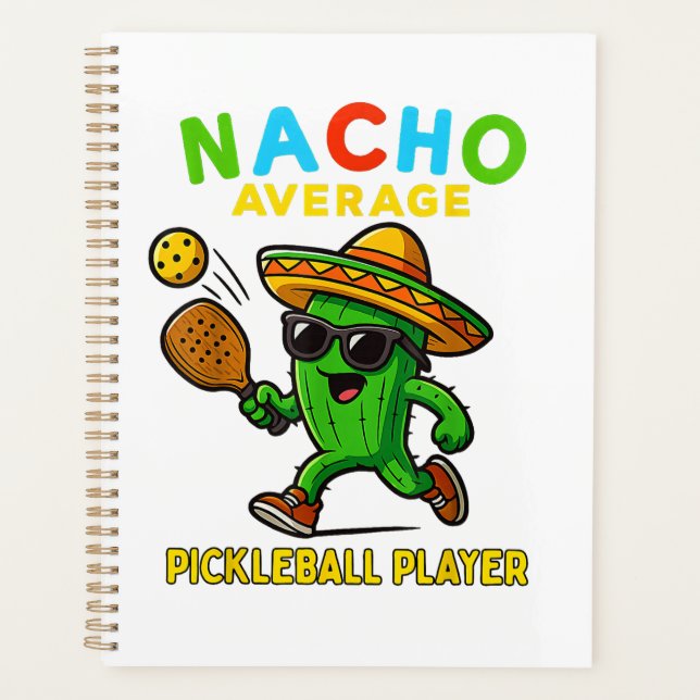 Agenda Jogador de Pickleball Nacho Médio (Frente)